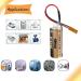 Buy CR8.LHC 3V 2600mAh 17450 Battery - Pack of 3 for Fuji FDK CR8-LHC | Memory Backup Power Source for Water Meters - Buy Online on SooperMarket.com