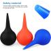 Beavorty Light Bulbs Ear Syringe 6pcs - Soft Rubber Squeeze Bulb for Ear Washing and Wax Suction - 60ML Laboratory Tool - Buy Online on SooperMarket.com