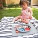 ezpz Happy Mat (Blush) - Silicone Suction Plate for Toddlers - Divided, Dishwasher Safe - 24 months - Buy Online on SooperMarket.com