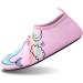 SEEKWAY Kids Water Shoes - Quick Dry Aqua Socks for Boys and Girls | Non-Slip, Perfect for Outdoor Sports, Pool, Swim, Beach | Size 5-6 Toddler | Rainbow Whale Design - Buy Online on SooperMarket.com