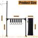 Folding Camping Hanging Rack | Portable Collapsible Lantern Stand Pole Holder - Buy Online on SooperMarket.com