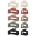 10 Pack Hair Clips Large Hair Clips for Thick Hair Square Hair Claw Clips Big Retabgle Hair Claw Clips for Long Curly Hair Neutral Aesthetic Claw Clips for Women Girls Strong Hold Matte Hair Clips Hair Accessories ...