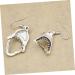 PACKOVE Sterling Silver Earrings 1 pair Earbobs Woman Earrings Girl Fashion Eardrop Mouth Shark for Silver Dress Dangler Night - Buy Online on SooperMarket.com