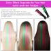 AOOWU 6 Colors Hair Chalk Comb Set - Safe & Non-Toxic Temporary Hair Dye for Girls Kids - Washable Hair Color Brush for Halloween, New Year Party & Cosplay - Buy Online on SooperMarket.com
