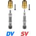 Henmi Bicycle Valve Adapter 2 Series - DV SV to AV | French Valve & Autoventile Adapter | Compatible with Sclaverand & Dunlop - International Shipping - Buy Online on SooperMarket.com