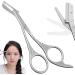 Eyebrow Scissors with Comb 5.63" Stainless steel Brow Scissors Rustproof Eye Brow Trimmer for Ladies Trimming Scissors with Non slip Handle for Home Travel - Buy Online on SooperMarket.com