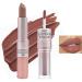 2 In 1 Matte Lipstick & Liquid Lipstick Waterproof Velvet Lip Gloss Long Lasting Matte Nude Lipstick Full Color Lip Stick Gloss Stain Lipgloss Set for Women(01)