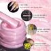 MIZHSE Pink Shimmer Pearl Gel Nail Polish with Shell Thread - 10 x 1 Soak Off UV LED - Y007 - Buy Online on SooperMarket.com