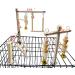 PINVNBY Bird Playground Parrot Play Gym Parakeet Cage Play Stand Wooden Perches Playpen Ladders Conure Chewing Climbing Swing Toy Birdcage Accessories for Small Cockatoo Cockatiel Lovebirds Budgie - Buy Online on SooperMarket.com