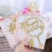 10-Pack Gold Acrylic Happy Birthday Cake Toppers - 4x6 inch - Birthday Cake Supplies - Buy Online on SooperMarket.com