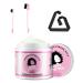 4 Pcs Wig Kit for Lace Front Wigs for Beginners Cosplay Girls Women 113g Edge Control Wax Pomade Styling Gel Satin Edge Laying Scarf 3 In 1 Edge Brush Double Sided Edges Control Brush - Pink