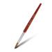 Aokitec Kolinsky Acrylic Nail Brush #12 Oval Crimped Sable Acrylic Brush for Nails Wood Nail Art Brush for Acrylic Application Manicure Tool 12#