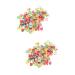 Beavorty 8 Packs Nail Art Polymer Clay Fruit Embellishments Nail Art Craft DIY Nail Decoration Fruit Pattern Nail Decorations Craft Making Beads Manicure 3d Fruit Slices Resin