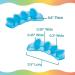 ZenToes Silicone Toe Spacers - Correct Toe Alignment Bunion & Hammertoe Straighteners - 2 Pairs Blue for Comfort & Relief - International Shipping Available - Buy Online on SooperMarket.com