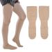 Knee High Varicose Vein Stockings Plus Size Close Toe 23 to 32 mmHg Compression Support Stockings (3XL)