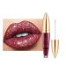 Metallic Sparkly Lip Gloss - Diamonds Pearl Shimmer Waterproof Non-Stick Cup 1ml | Luminous Glitter Lip Color - Buy Online on SooperMarket.com