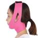 Face Lifting Belt Double Chin Reducer  Smooth Breathable V-Line Chin Cheek Lift Up Strap Anti Wrinkle Facial Slimming Bandage for Women Eliminates Sagging Skin Firming(Rose Red)