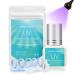 UV Eyelash Extension Glue UV Lash Glue for Eyelash Extensions 8-9 Weeks Retention Waterproof Powerful Eyelash Glue Lash Glue for Professional Use Only (Comfortable Style)