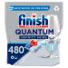 Finish Quantum Infinity Shine Dishwasher Tablets Bulk 5 Pack | Scent : REGULAR | Size : 120 Dishwasher Tabs | For Sparkling Clean (Total 480 Tablets)