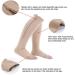 OKAT Mid-Calf Open Toe Compression Socks for Running & Sports - S/M | International Shipping - Buy Online on SooperMarket.com