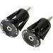 Wake Bar End Plugs - Bicycle Handlebar Caps for MTB, Road Bike, BMX - 2 Counts Rubber Sponge Aluminum - Black/Red/Gold/Blue/Gray - Buy Online on SooperMarket.com