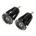 Wake Bar End Plugs Handlebar End Caps Bike Handlebar Plugs for Most Bicycle, Mountain Bike, Road Bike, MTB, BMX (2 Counts, Rubber Sponge Aluminum, Black/Red/Gold/Blue/Gray)