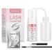 JASSINS Lash Shampoo for Lash Extensions, Eyelash Extension Cleanser Kit,100ml Shampoo/Cleaning Brush/Rinse Bottle/Mascara Brush/Eye Pads,No stimulation,For Professional & Self Use