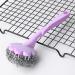 kesurpae ABS Steel Wire Cleaning Brush Portable Long Handle Washable Reusable Household Kitchen Cooking Bench Plate Brushes Purple - Buy Online on SooperMarket.com