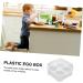 Fridge Egg Container 2pcs Box 4 Grid Egg Storage Box Plastic Pallet Empty Egg Carton re-usable - Buy Online on SooperMarket.com
