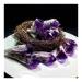 3pcs Natural Rough raw Gemstone Purple Amethyst Cluster Minerals for Teaching Crafts HOMEZHOU