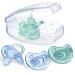 Chicco PhysioForma Soft silicone pacifier for 16-36 months soft and delicate promotes physiological breathing in blue 4 pieces