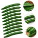 Abaodam 20 Pcs Cucumber Model Green Plants Lifelike Vegetables Realistic Vegetable Window Fake Cucumber Greenx2pcs 24X3CMx2pcs - Buy Online on SooperMarket.com