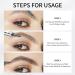 Long-Lasting Waterproof Microblading Eyebrow Pencil - 4 Tip Micro Head (#2 Dark Brown) | Perfect for Natural Looks - Buy Online on SooperMarket.com