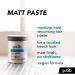Got2b Beach Matt Medium Hold Hair Paste 100ml - Matt Texture, No Stickiness - Buy Online on SooperMarket.com