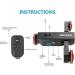 Neewer Wireless Video Camera Dolly: 3-Wheel Motorized Track Slider with Remote Control - Compatible with DSLR, Camcorder, GoPro, iPhone, Android | Electric Dolly Car - Buy Online on SooperMarket.com