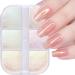 Chrome Nail Powder Nail Art Holo Powder Mirror Effect Pigment Glitter Body Face Decoration 6 Grids - Buy Online on SooperMarket.com