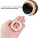 50 Unfinished Natural Wood Rings - 50mm DIY Craft Accessories for Jewelry Bracelets & Garlands - Buy Online on SooperMarket.com