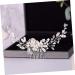 Mikinona Pearl Comb Wedding Hairpin Hair Side Comb Comb Hairpin Comb Bride Headdress Bride Hair Comb Bridal Headdress Wedding Hair Accessories Pearl Hair Pin Rhinestone Hairpins - Buy Online on SooperMarket.com