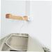 CIYODO Door Hook Closet Hooks for Wall Vinyl Siding Hooks Cement Over Door Towel Rack Solid Wood Towel Hook 17.5X16CM Black - Buy Online on SooperMarket.com