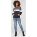 Happy Mama Women's Nursing Hoodie Breastfeeding Maternity - 503p 8 Graphite Melange/White/Grey - Buy Online on SooperMarket.com