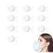 Upgrade 3D Silicone Bracket for Bandana - Mask Inner Support Frame Keep The Fabric Away from The Mouth for More Breathing Comfortable (10, White) 10 White