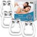 Supervps 4pcs Each Set Anti Snoring Devices Silicone Magnetic Anti Snore Clips Snore Stopper Stop Snoring Device Nasal Dilator Snoring Help Relief for Comfortable Sleeping Congestion for Men Women White