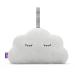 Sn z dream cloud sleep aid babies plush playful white noise with 4 calming sounds and 2 light options in pink and white baby bed mobile with night light