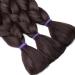 Tess 41 Jumbo Braids Extensions - 5pcs Synthetic Braiding Hair Dark Brown #4 - 165g Bundle Crochet Hair Extensions (100cm) - Buy Online on SooperMarket.com