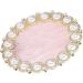 Cosmetic Nail Mixing Palette Color Mixing Nail Art Tips Display Plate Nail Art Display Board Nail Art Palette Drawing Painting Dish Manicure Nail DIY Mixing Holder Tool for Nail(golden foundation) - Buy Online on SooperMarket.com