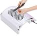 Saviland 80W Nail Dust Collector: Powerful Dust Collector Nail Salon with 2 Fans& 2 Non-Woven Bags Dust Extractor Nails One Button Control Nail Art Tools for Acrylic Dip Powder Gel Nail Polish Purple 01-80w-purple & White