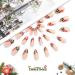 Vatocu Christmas False Nails Short Red Press On Nails - Snowflakes, Elk, Snowman Design - 24pcs - For Women and Girls - Buy Online on SooperMarket.com