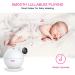 iBaby M8 2K Smart Baby Monitor with 355 Pan, 110 Tilt, 2-Way Talk, Video, Moonlight Projector, Temperature/Humidity Alerts - iOS/Android - Motion and Crying Alerts - Buy Online on SooperMarket.com