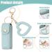 Buy 2PCS Lipstick Case with Heart Mirror | Portable Lip Balm Holder & Keyring Pouch for Women - Perfect Gift - Buy Online on SooperMarket.com