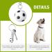 2 Pieces Football Keychain - Soccer Sports Ball Favors & Gifts for Fans | Perfect Souvenirs for Parties Adults & Kids - Buy Online on SooperMarket.com